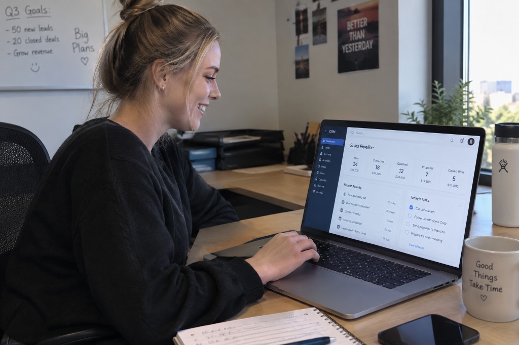 A sales teammate working in Dashboard SSPro